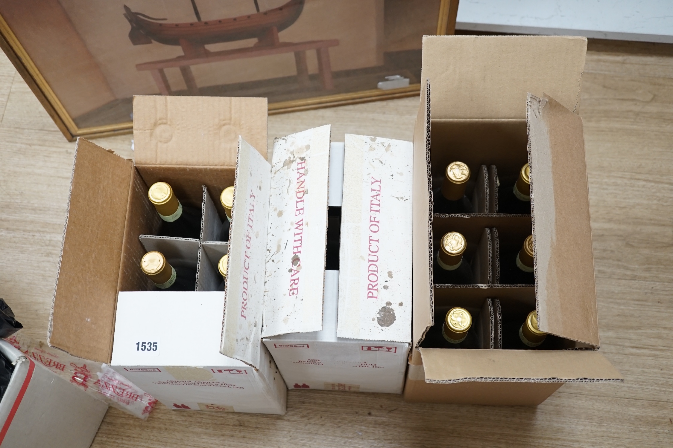 Eighteen bottles of Moscato D’Asti Brazzaville 2009